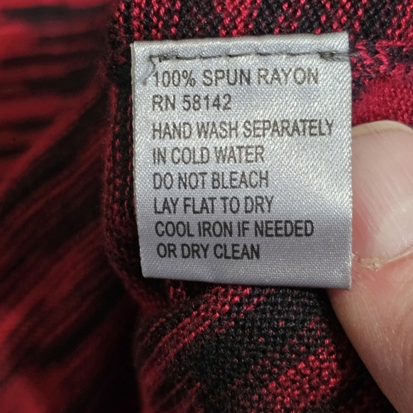 Muse Medium Red Black Grunge Fit Flare Midi Dress Textured Keyhole Rare Y2K Prep - Picture 5 of 7